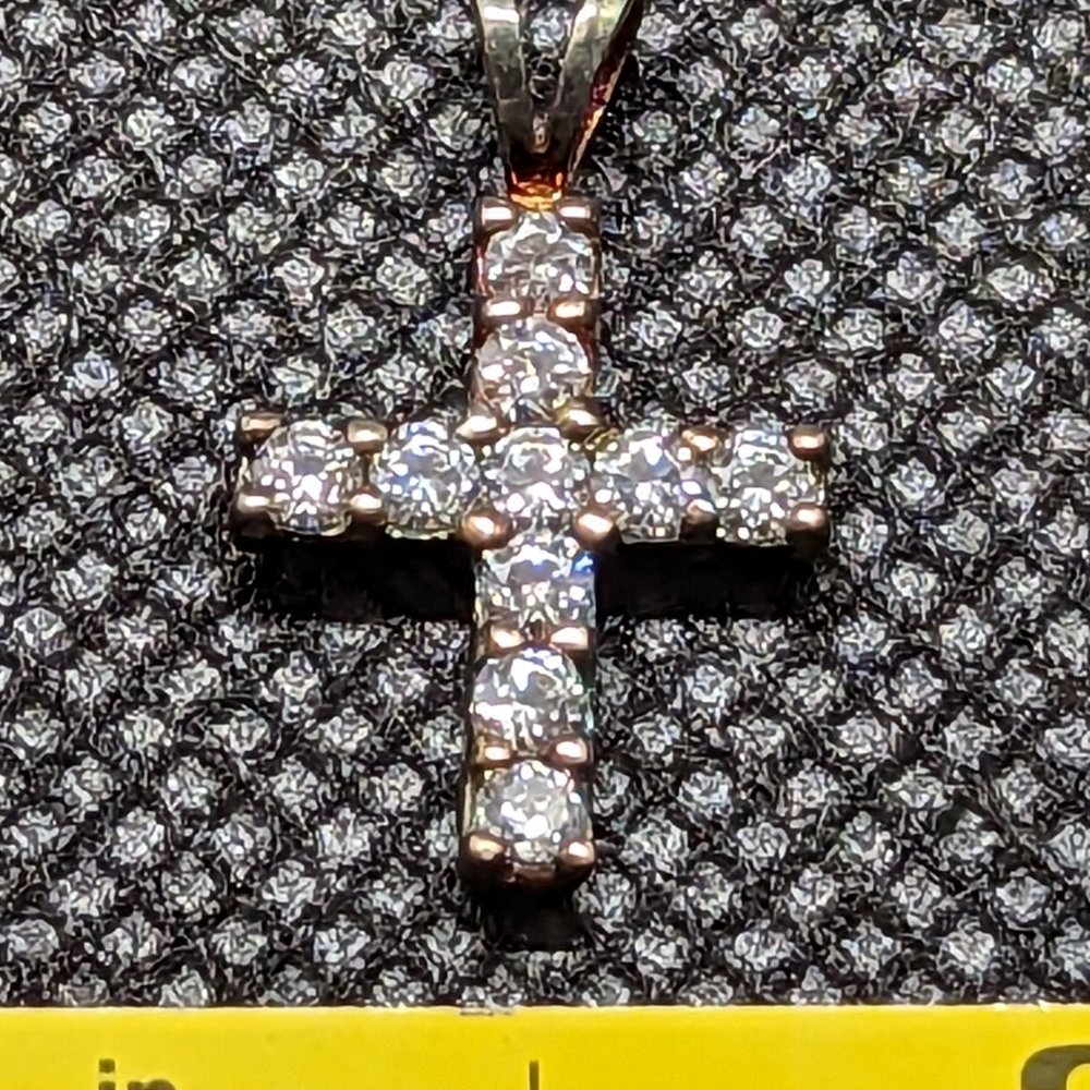 Sterling Tiny Cross - image 1